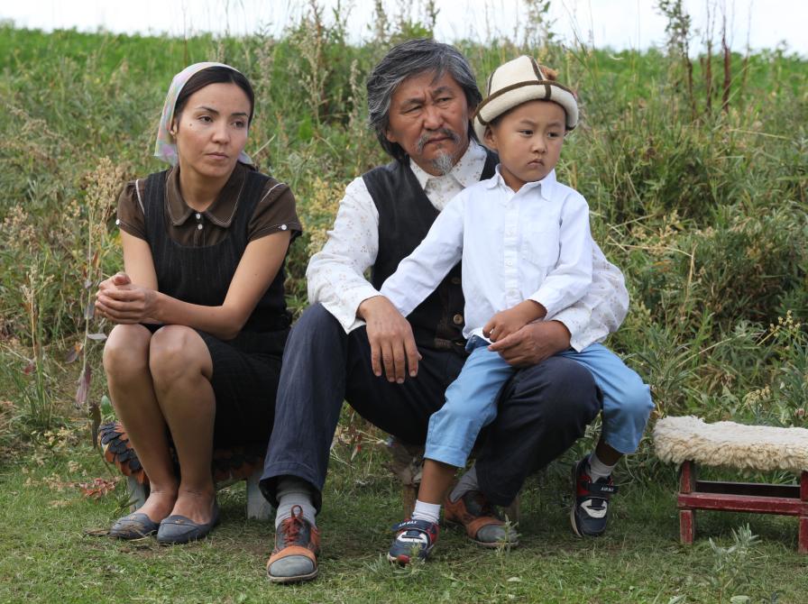 Foto af Centaur og hans kirgisiske familie